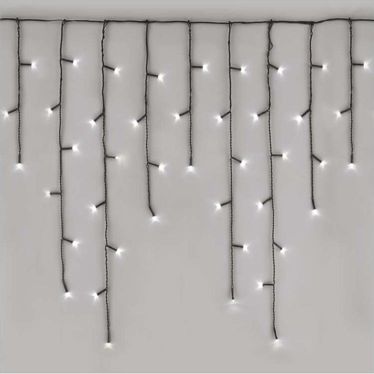 LED Christmas outdoor chain 600xLED/8 modes 15m IP44  cool white