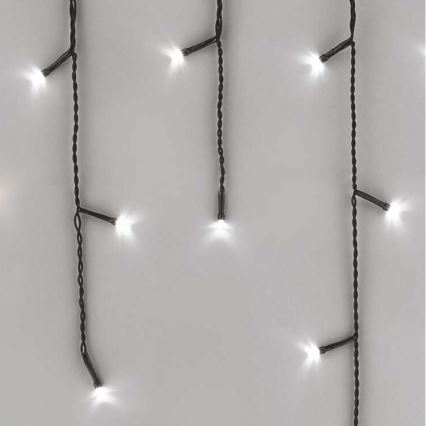 LED Christmas outdoor chain 600xLED/8 modes 15m IP44  cool white