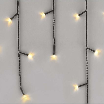 LED Christmas outdoor chain 600xLED/8 modes 15m IP44 warm white