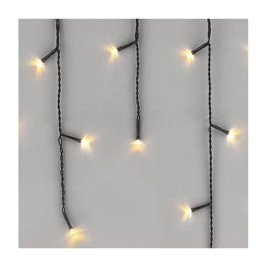 LED Christmas outdoor chain 600xLED/8 modes 15m IP44 warm white