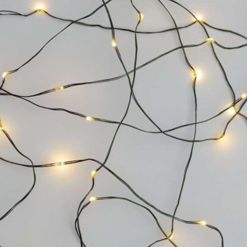 LED Christmas outdoor chain 75xLED/12,5m IP44 warm white