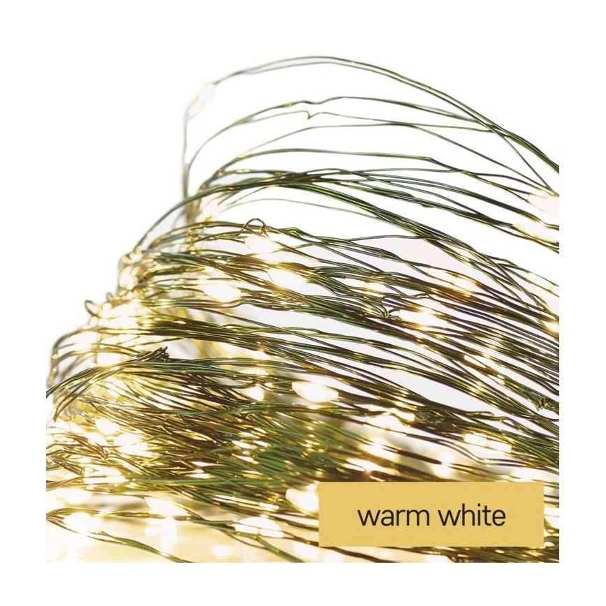 LED Christmas outdoor chain 75xLED/12,5m IP44 warm white