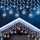 LED Christmas Outdoor Curtain 224 LEDs 3.5 x 0.75 m IP44 Cool White