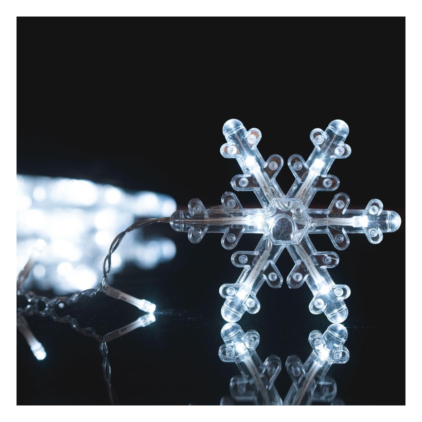 LED Christmas Outdoor Curtain 224 LEDs 3.5 x 0.75 m IP44 Cool White