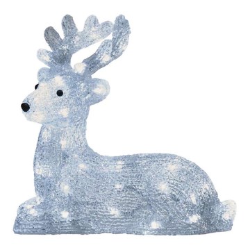 LED Christmas outdoor decoration 40xLED/2,1W/230V IP44 deer