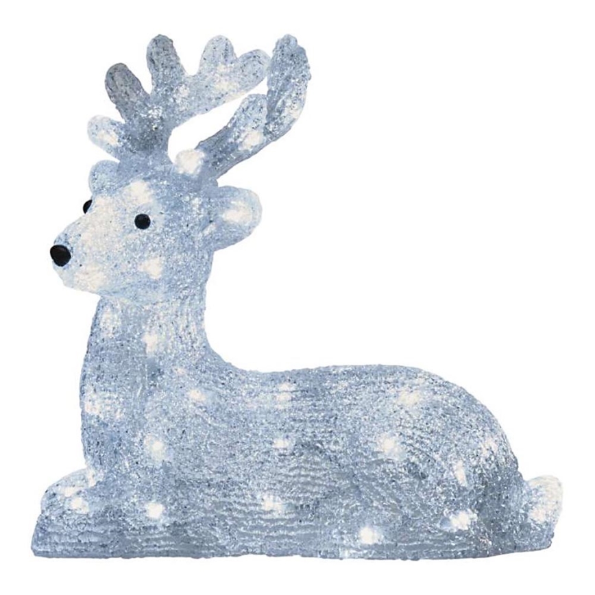 LED Christmas outdoor decoration 40xLED/2,1W/230V IP44 deer