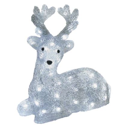 LED Christmas outdoor decoration 40xLED/2,1W/230V IP44 deer
