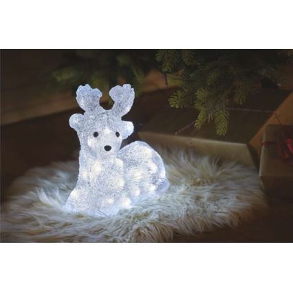 LED Christmas outdoor decoration 40xLED/2,1W/230V IP44 deer