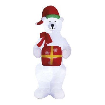 LED Christmas outdoor decoration 4xLED/13W/230V IP44 bear