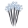 LED Christmas outdoor decoration 5xLED/3xAA IP44 snowflakes