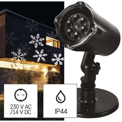 LED Christmas outdoor projector LED/3,6W/230V IP44 cool white