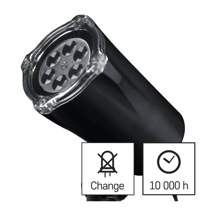 LED Christmas outdoor projector LED/3,6W/230V IP44 white