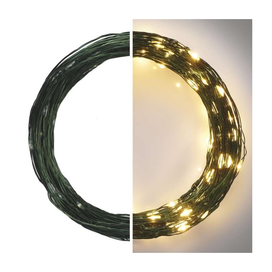 LED Christmas outdoor string lights 150xLED/20m IP44 warm white