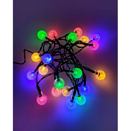 LED Christmas Outdoor String Lights 20 LEDs / 2×AA 2.2 m IP44 Multicolor