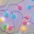 LED Christmas outdoor string lights 40xLED/9m IP44 multicolor