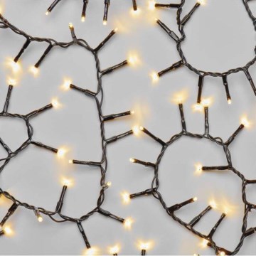 LED Christmas outdoor string lights 600xLED/17m IP44 warm white