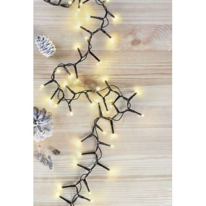 LED Christmas outdoor string lights 600xLED/17m IP44 warm white