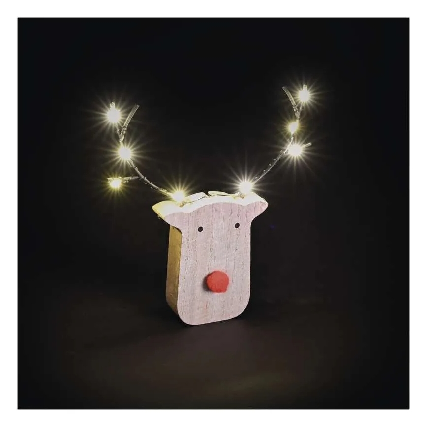 LED Christmas Reindeer Decoration 8xLED/2xAAA