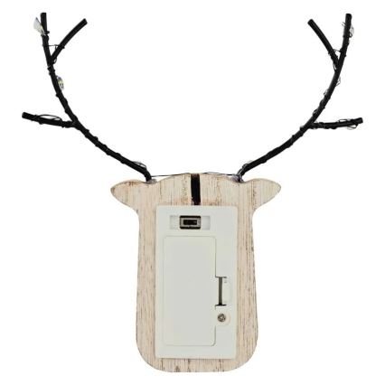 LED Christmas Reindeer Decoration 8xLED/2xAAA