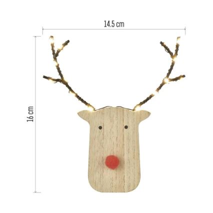 LED Christmas Reindeer Decoration 8xLED/2xAAA