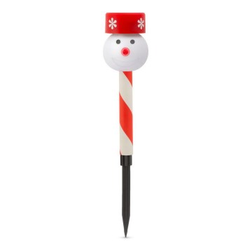 LED Christmas solar lamp 1xLED/1,2V IP44 snowman