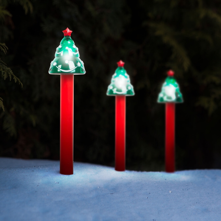 LED Christmas solar lamp LED/1,2V IP44 tree