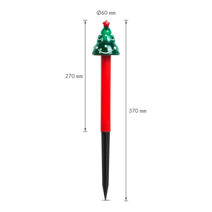 LED Christmas solar lamp LED/1,2V IP44 tree