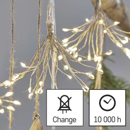 LED Christmas string lights 150 LEDs / 5.35 m warm white