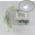 LED Christmas string lights 20xLED/2 functions 2.4 m cool white