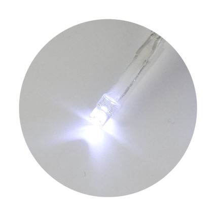 LED Christmas string lights 20xLED/2 functions 2.4 m cool white