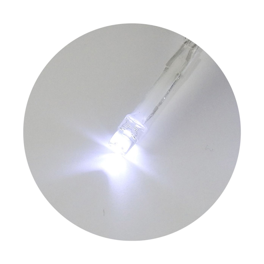 LED Christmas string lights 20xLED/2 functions 2.4 m cool white