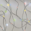 LED Christmas string lights 20xLED/2xAA 2.4m multicolor