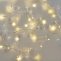 LED Christmas String Lights, 40 LEDs, 3×AA, 1.5 m, Warm White