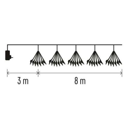 LED Christmas String Lights 450 LEDs / 11 m Warm White