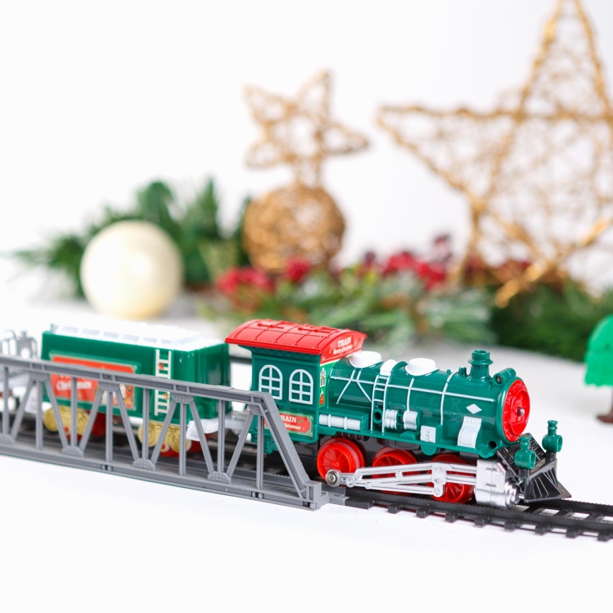 LED Christmas Train LED/2xAA Warm White