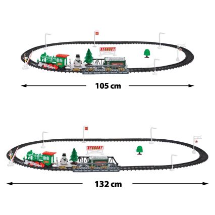 LED Christmas Train LED/2xAA Warm White