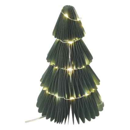 LED Christmas Tree Decoration, 35 LEDs, Battery Powered (2×AA)