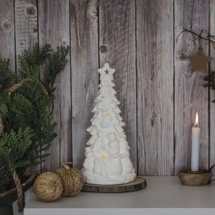 LED Christmas Tree Decoration LED/2xAA Warm White