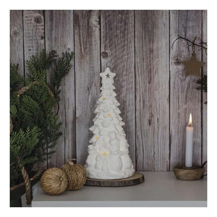 LED Christmas Tree Decoration LED/2xAA Warm White