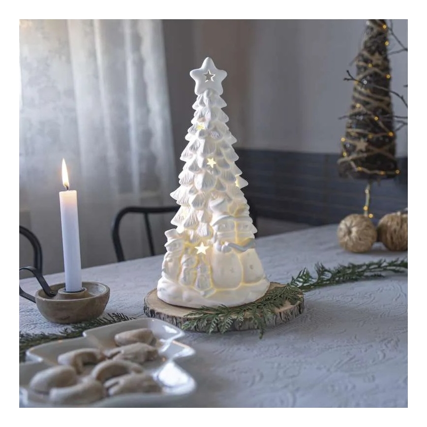 LED Christmas Tree Decoration LED/2xAA Warm White