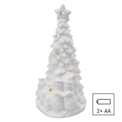 LED Christmas Tree Decoration LED/2xAA Warm White