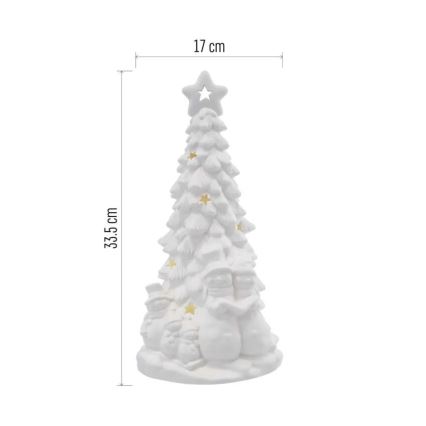 LED Christmas Tree Decoration LED/2xAA Warm White