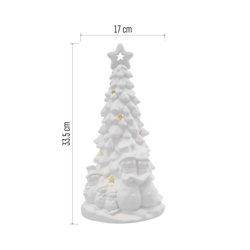 LED Christmas Tree Decoration LED/2xAA Warm White
