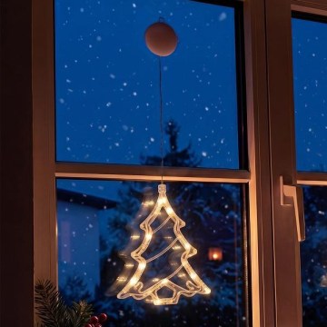 LED Christmas tree decoration LED/3xAAA/warm white