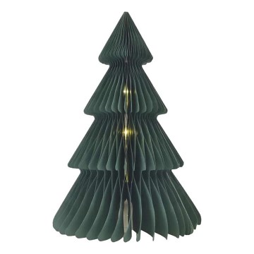 LED Christmas Tree Decoration — 10 LEDs, battery-operated (3× AA)