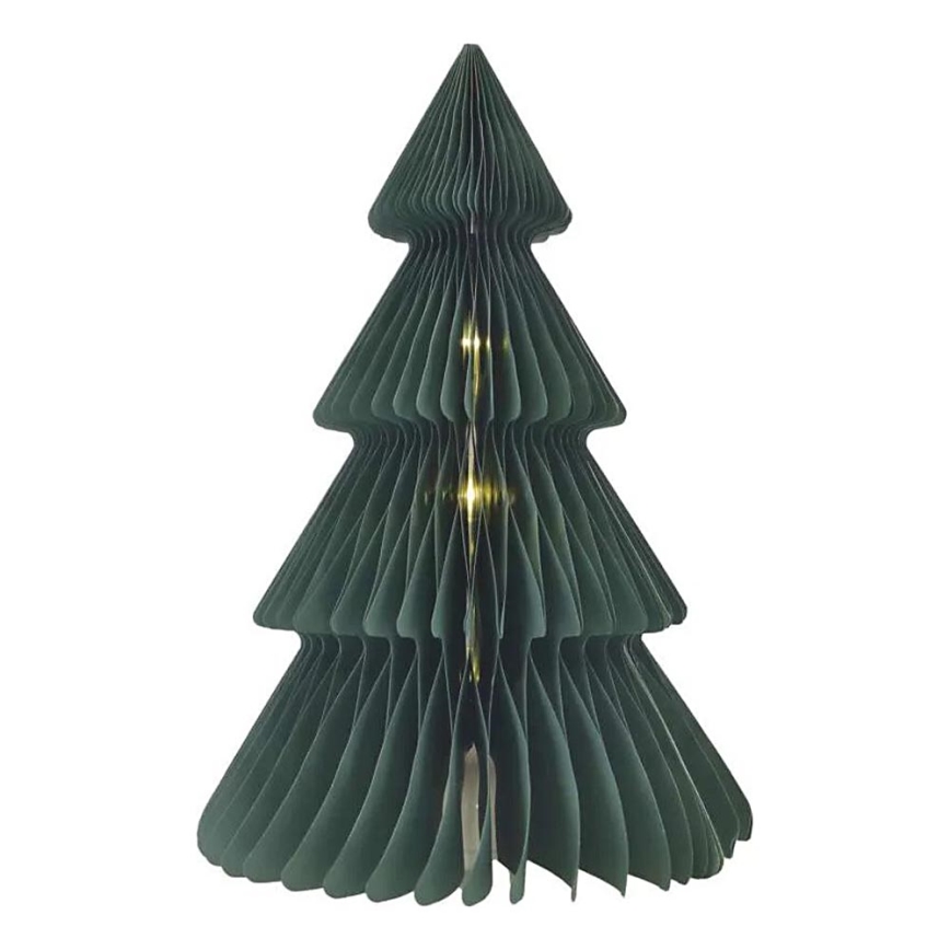 LED Christmas Tree Decoration — 10 LEDs, battery-operated (3× AA)