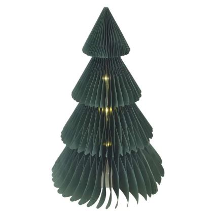 LED Christmas Tree Decoration — 10 LEDs, battery-operated (3× AA)