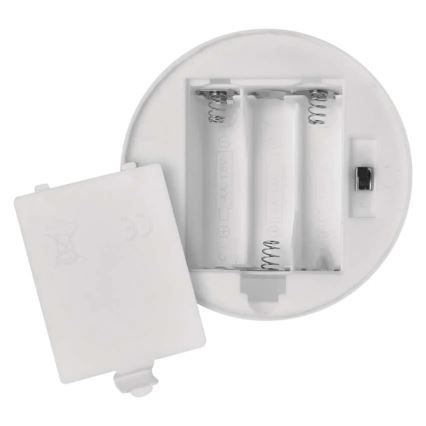 LED Christmas Tree Decoration — 10 LEDs, battery-operated (3× AA)