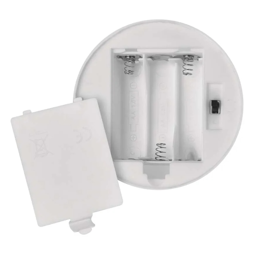 LED Christmas Tree Decoration — 10 LEDs, battery-operated (3× AA)