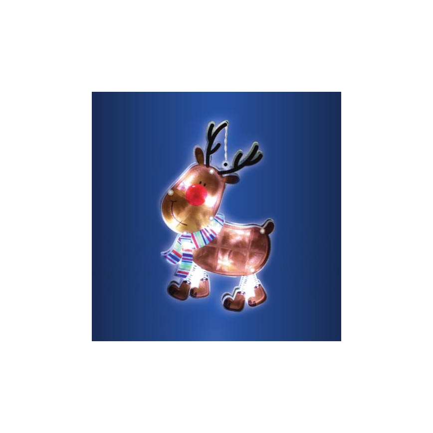 LED Christmas window decoration 10xLED/3xAAA
